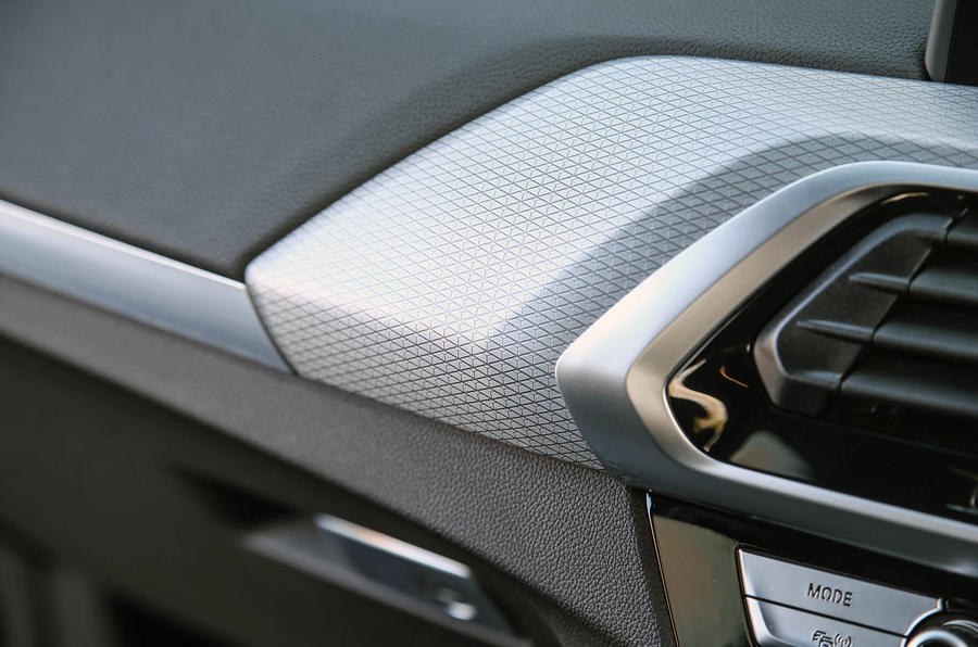 Detailed automotive interior plastic trim and air vent